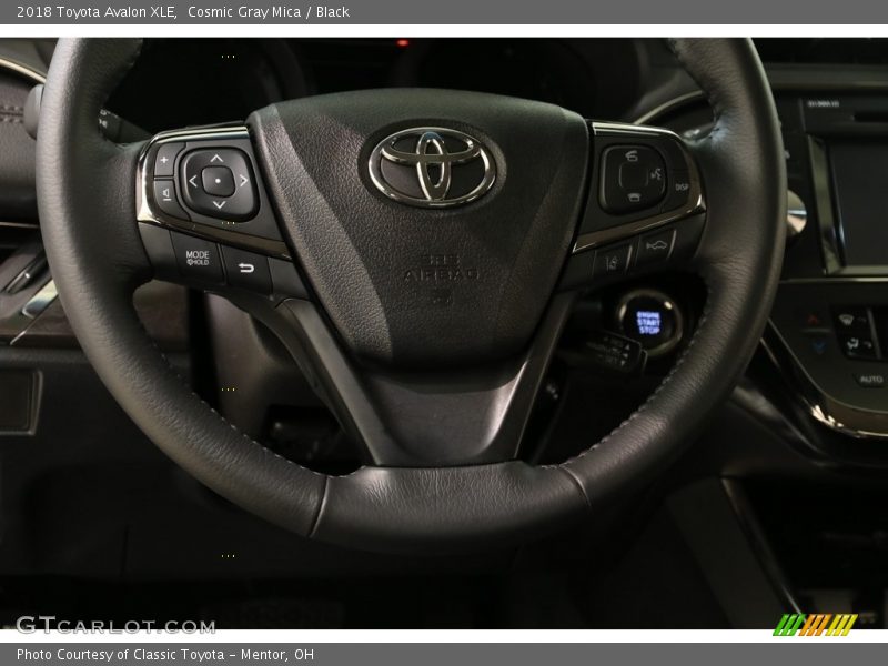 Cosmic Gray Mica / Black 2018 Toyota Avalon XLE