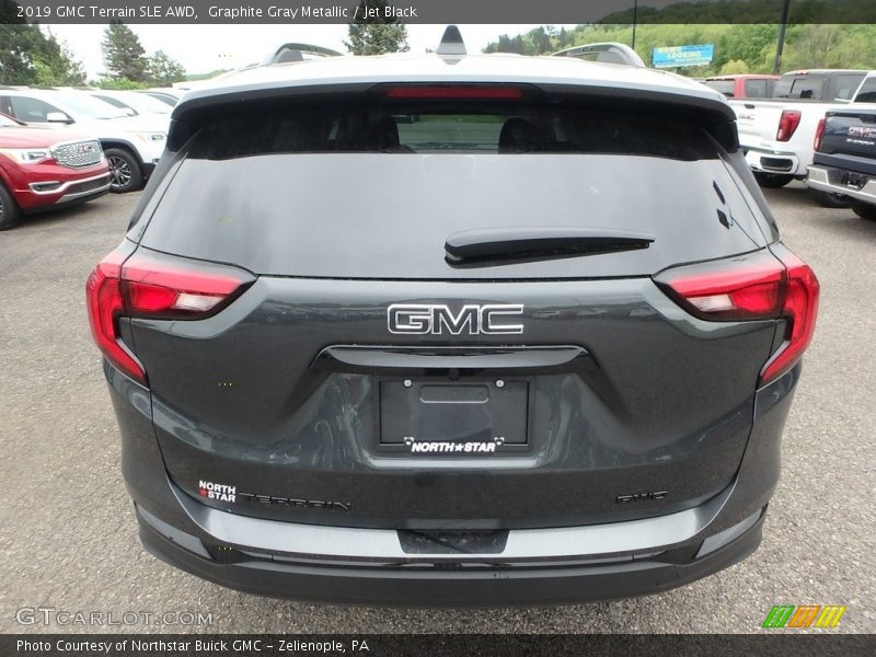 Graphite Gray Metallic / Jet Black 2019 GMC Terrain SLE AWD