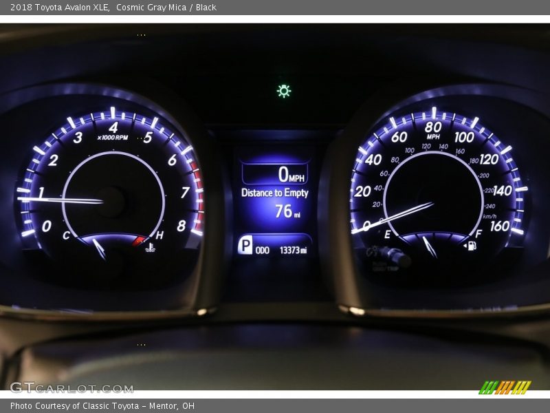Cosmic Gray Mica / Black 2018 Toyota Avalon XLE