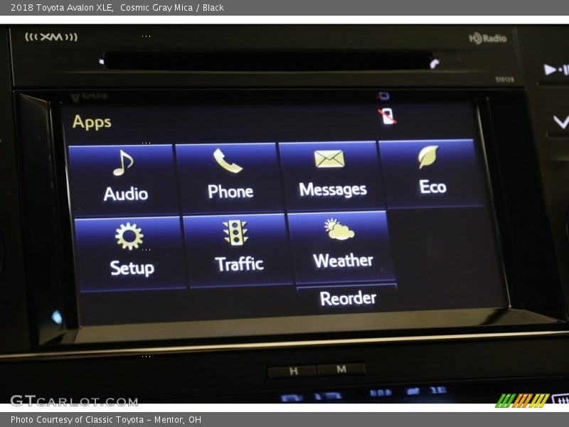 Cosmic Gray Mica / Black 2018 Toyota Avalon XLE