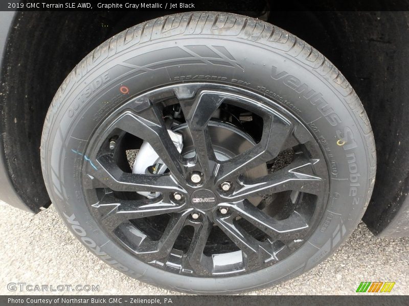 Graphite Gray Metallic / Jet Black 2019 GMC Terrain SLE AWD