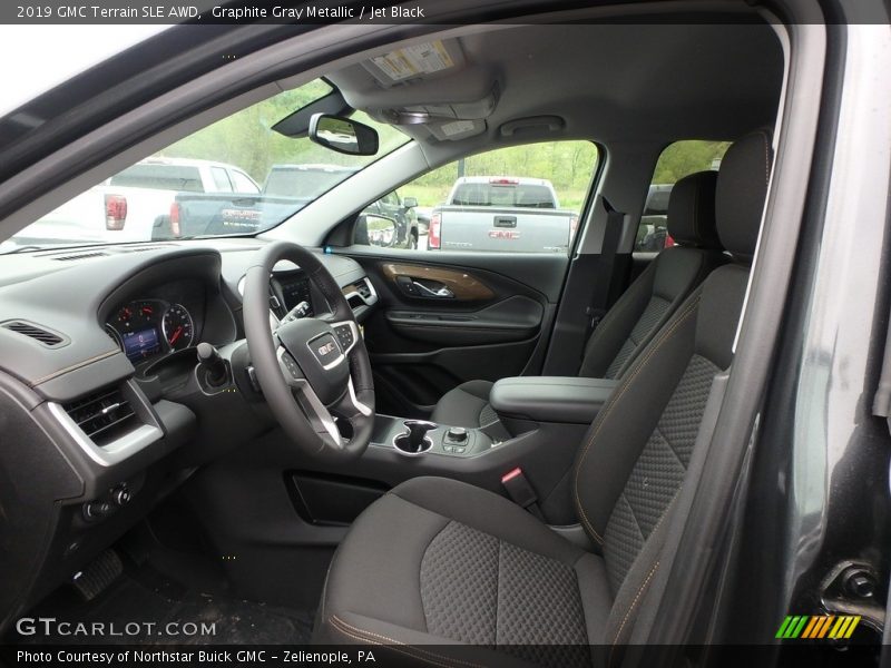Graphite Gray Metallic / Jet Black 2019 GMC Terrain SLE AWD