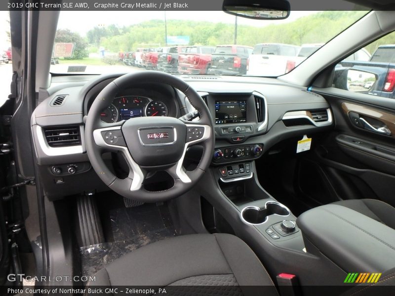 Graphite Gray Metallic / Jet Black 2019 GMC Terrain SLE AWD