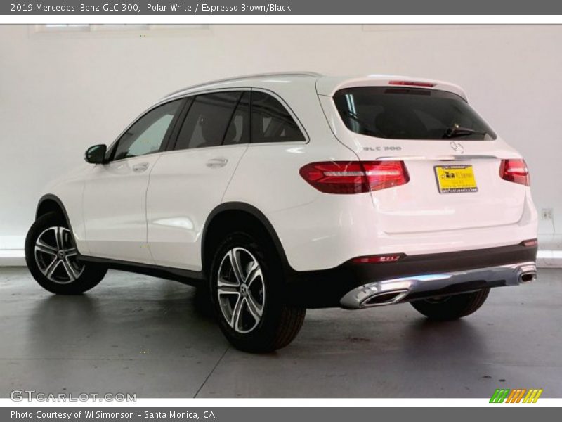 Polar White / Espresso Brown/Black 2019 Mercedes-Benz GLC 300