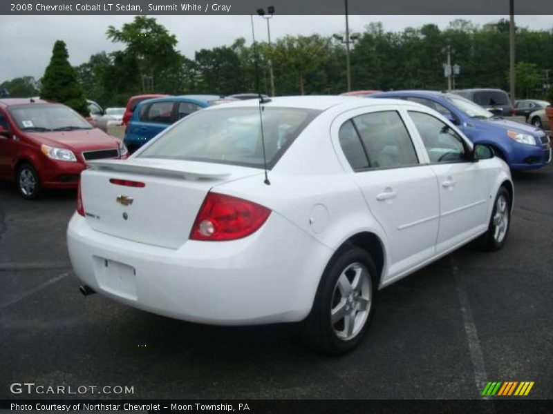 Summit White / Gray 2008 Chevrolet Cobalt LT Sedan