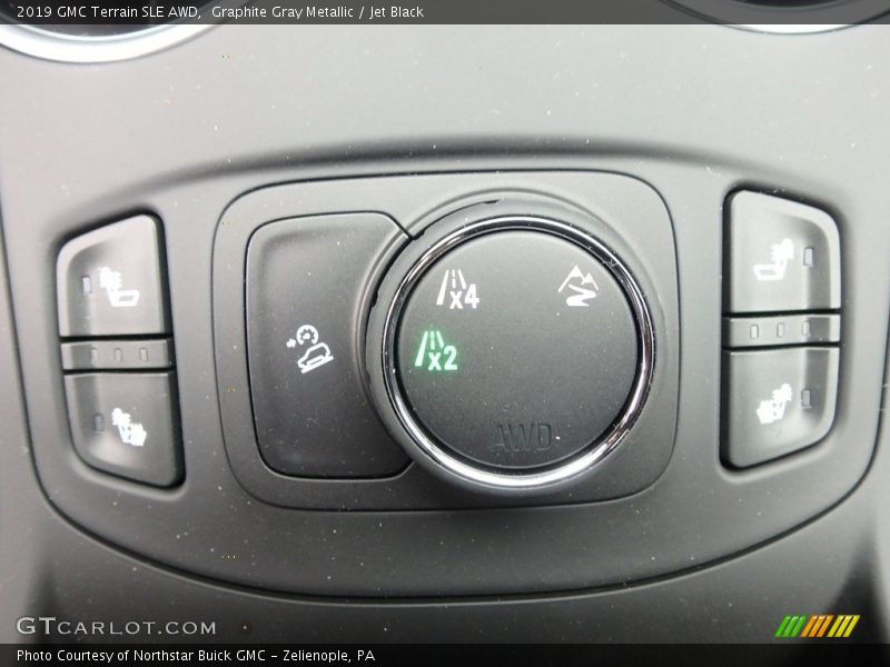 Graphite Gray Metallic / Jet Black 2019 GMC Terrain SLE AWD
