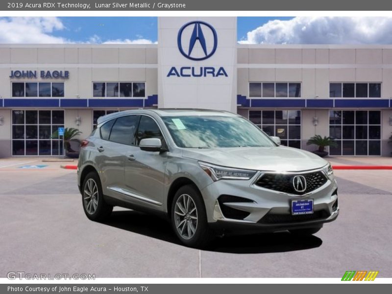 Lunar Silver Metallic / Graystone 2019 Acura RDX Technology