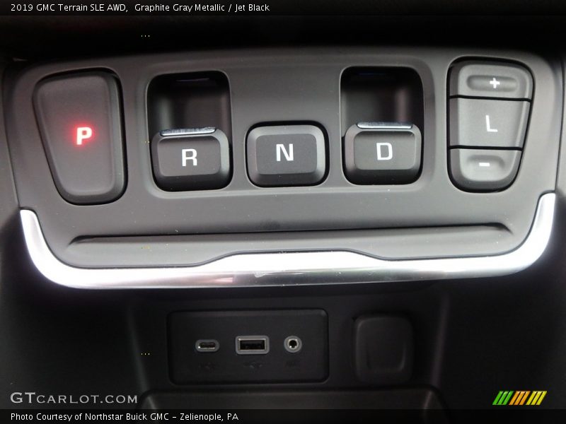 Graphite Gray Metallic / Jet Black 2019 GMC Terrain SLE AWD
