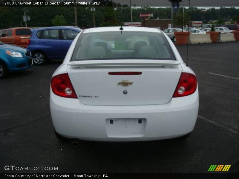 Summit White / Gray 2008 Chevrolet Cobalt LT Sedan