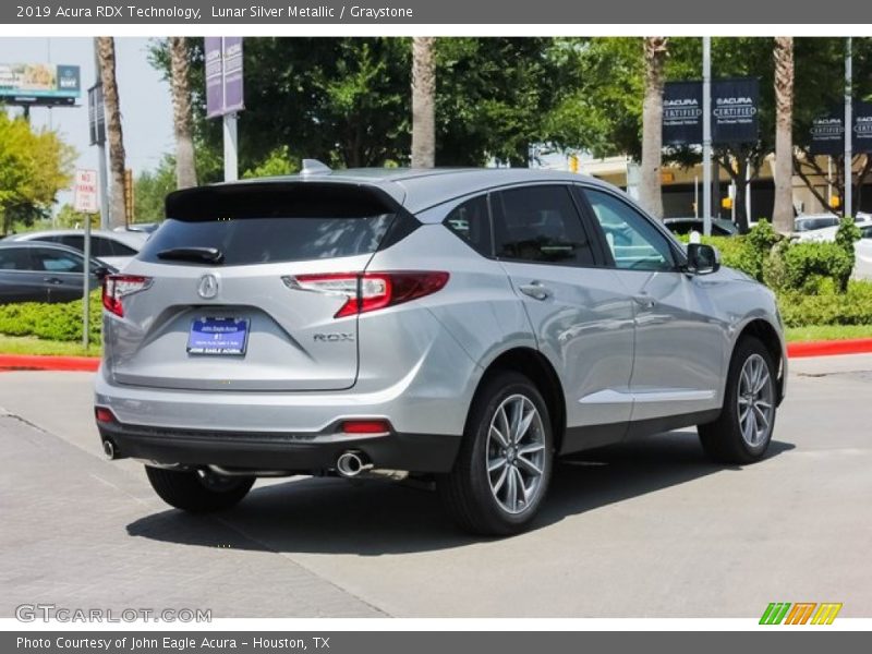 Lunar Silver Metallic / Graystone 2019 Acura RDX Technology