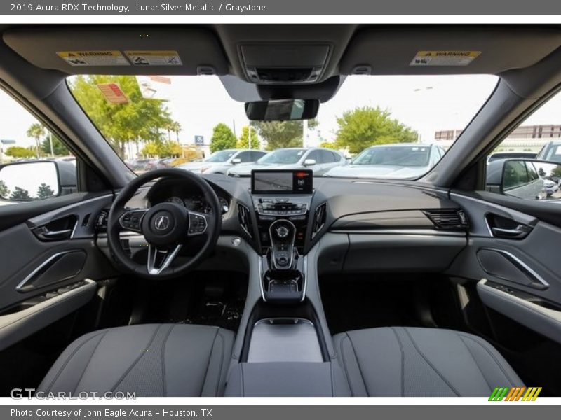 Lunar Silver Metallic / Graystone 2019 Acura RDX Technology