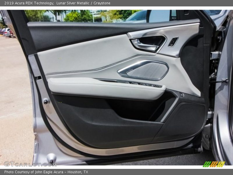 Lunar Silver Metallic / Graystone 2019 Acura RDX Technology