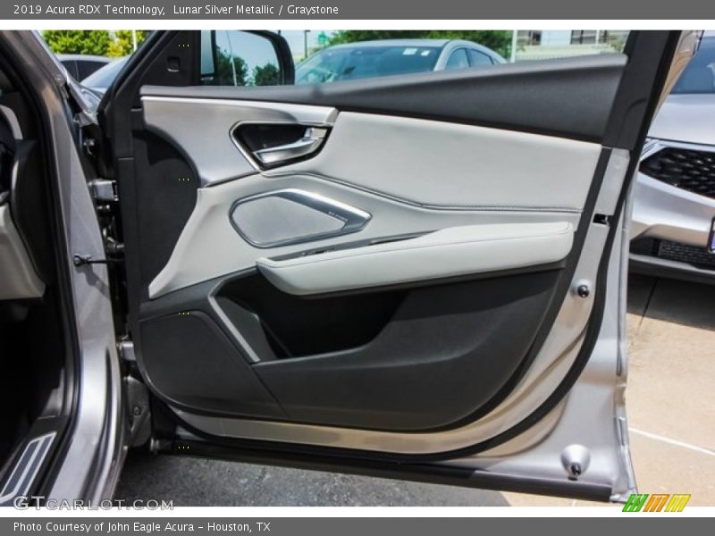 Lunar Silver Metallic / Graystone 2019 Acura RDX Technology