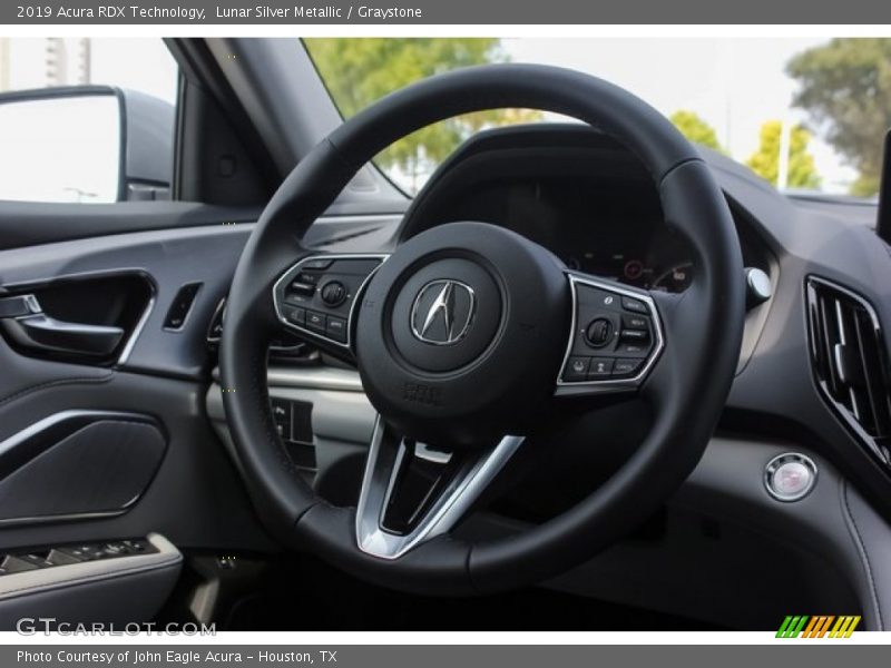 Lunar Silver Metallic / Graystone 2019 Acura RDX Technology