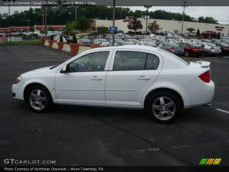 Summit White / Gray 2008 Chevrolet Cobalt LT Sedan