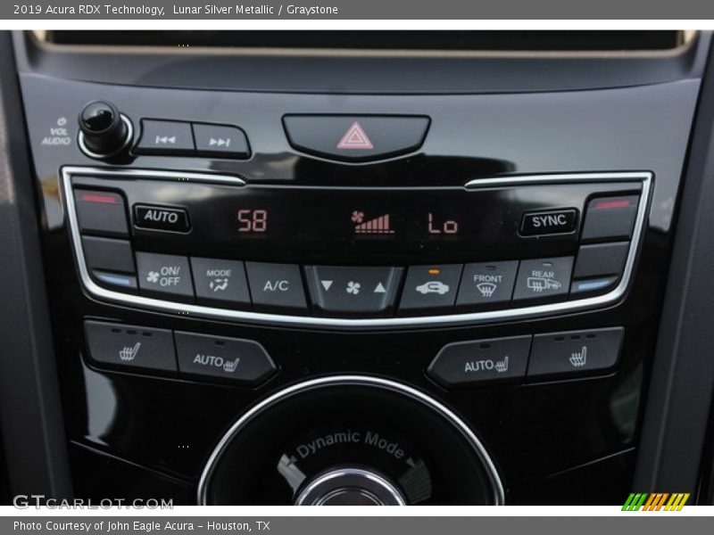 Lunar Silver Metallic / Graystone 2019 Acura RDX Technology