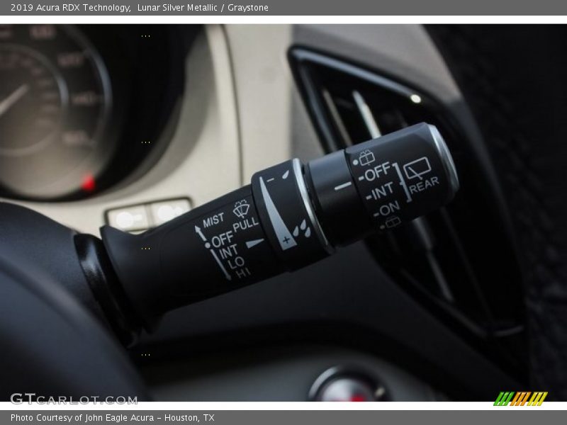 Lunar Silver Metallic / Graystone 2019 Acura RDX Technology
