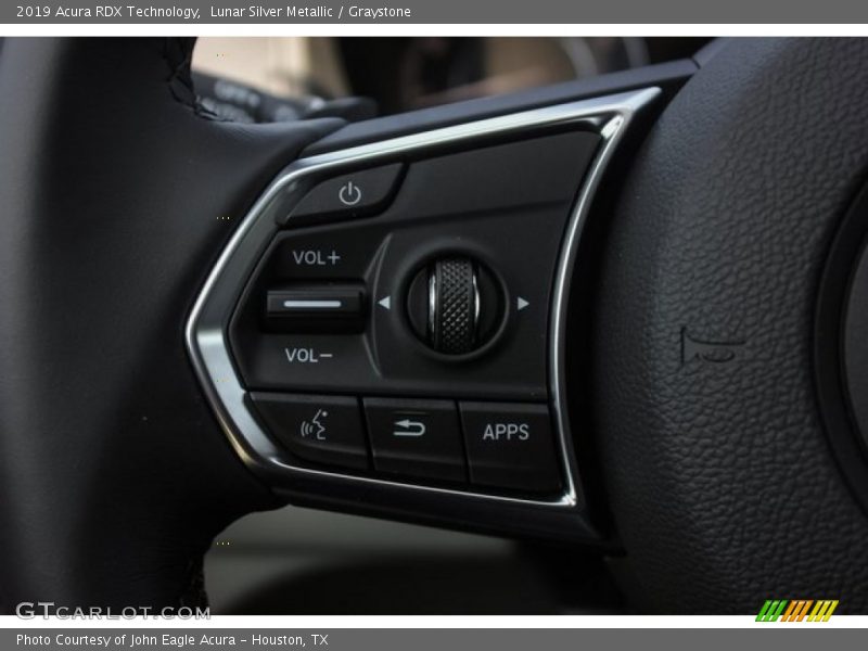 Lunar Silver Metallic / Graystone 2019 Acura RDX Technology