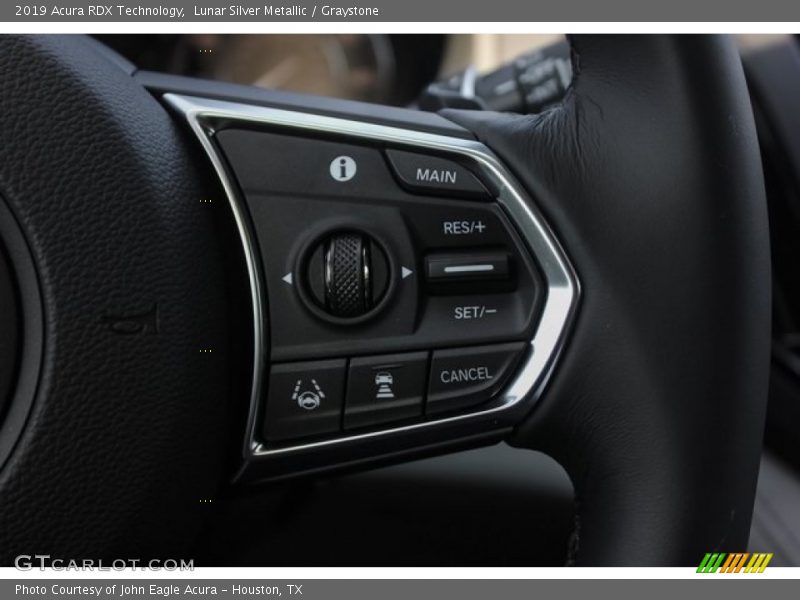 Lunar Silver Metallic / Graystone 2019 Acura RDX Technology