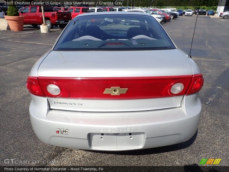 Ultra Silver Metallic / Graphite Gray 2005 Chevrolet Cavalier LS Coupe