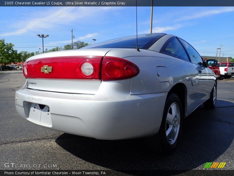 Ultra Silver Metallic / Graphite Gray 2005 Chevrolet Cavalier LS Coupe