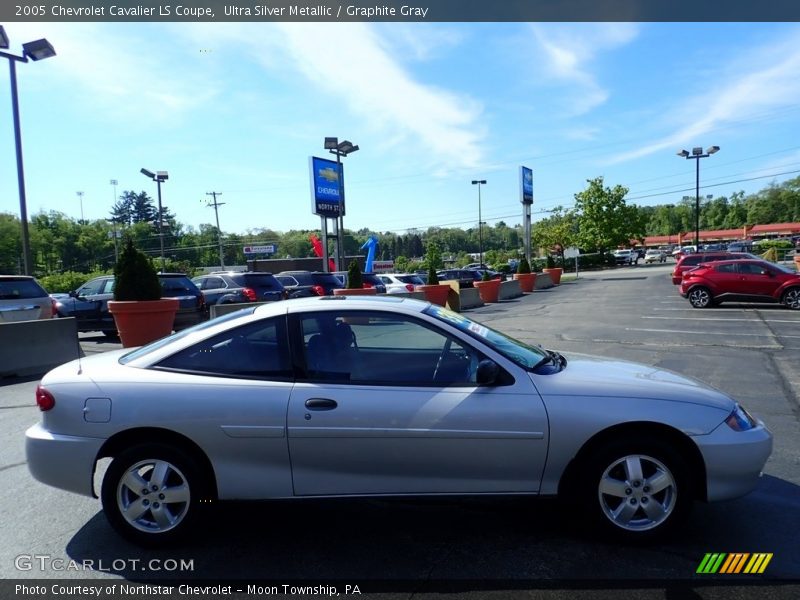Ultra Silver Metallic / Graphite Gray 2005 Chevrolet Cavalier LS Coupe