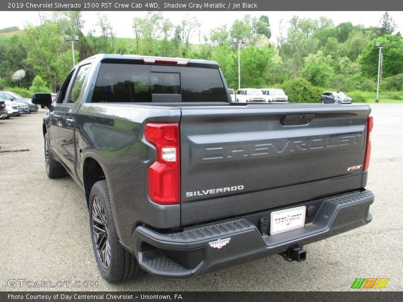 Shadow Gray Metallic / Jet Black 2019 Chevrolet Silverado 1500 RST Crew Cab 4WD