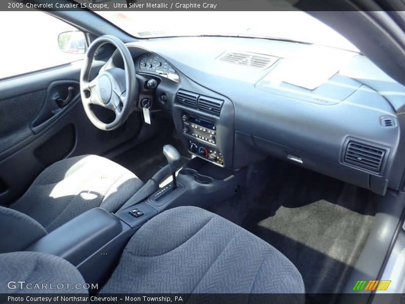 Ultra Silver Metallic / Graphite Gray 2005 Chevrolet Cavalier LS Coupe