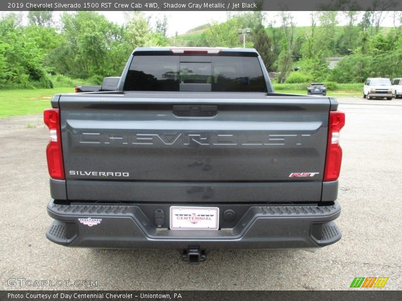 Shadow Gray Metallic / Jet Black 2019 Chevrolet Silverado 1500 RST Crew Cab 4WD