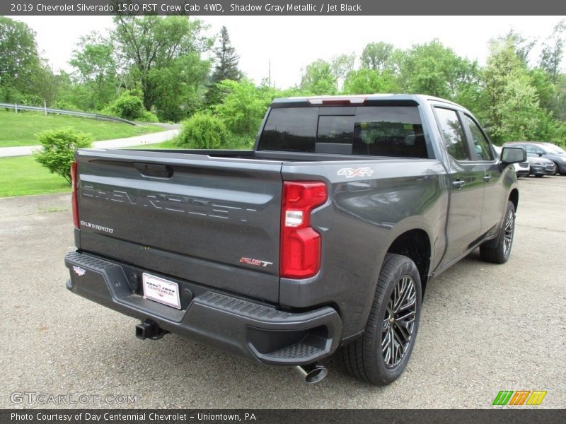 Shadow Gray Metallic / Jet Black 2019 Chevrolet Silverado 1500 RST Crew Cab 4WD