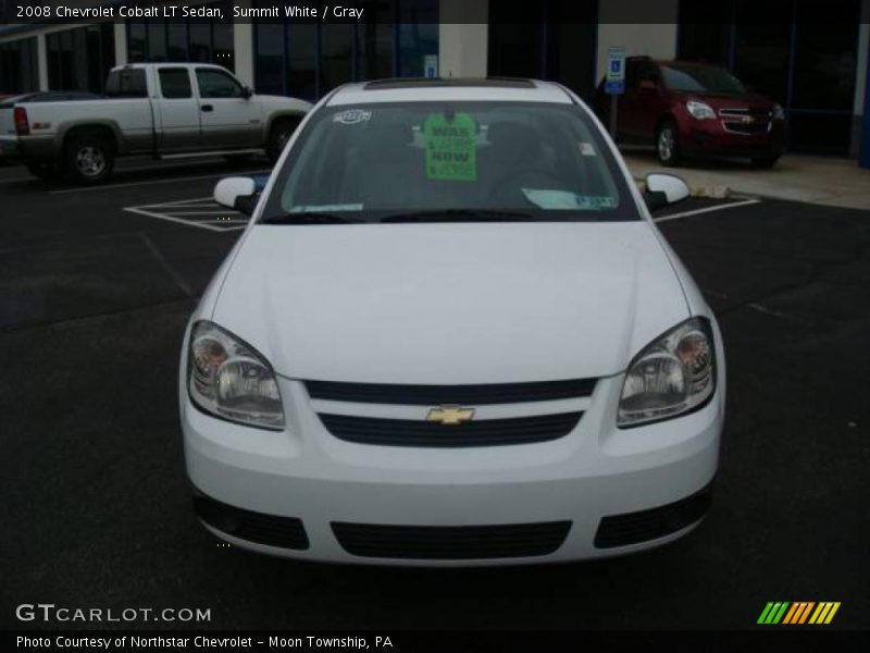 Summit White / Gray 2008 Chevrolet Cobalt LT Sedan