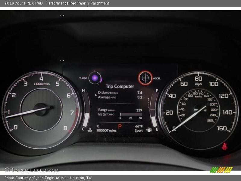 Performance Red Pearl / Parchment 2019 Acura RDX FWD