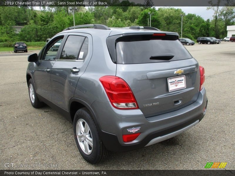 Satin Steel Metallic / Jet Black 2019 Chevrolet Trax LT AWD