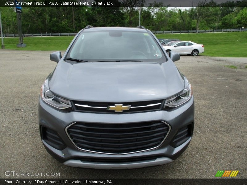 Satin Steel Metallic / Jet Black 2019 Chevrolet Trax LT AWD
