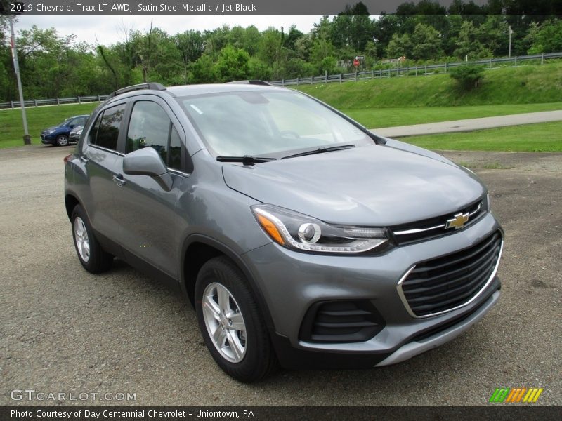 Satin Steel Metallic / Jet Black 2019 Chevrolet Trax LT AWD