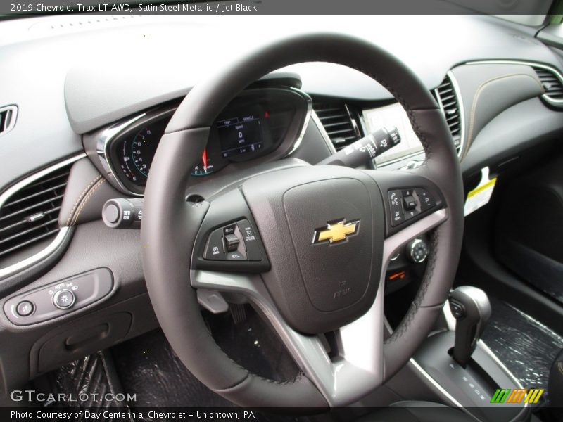 Satin Steel Metallic / Jet Black 2019 Chevrolet Trax LT AWD