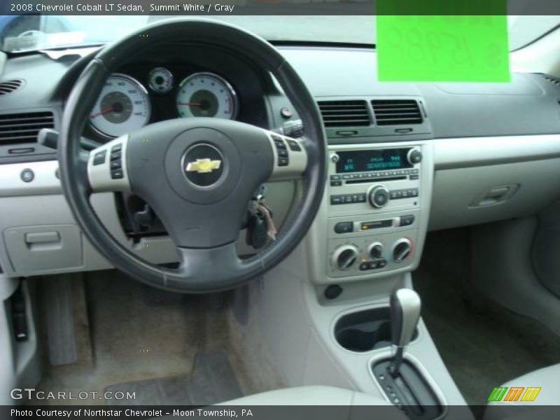 Summit White / Gray 2008 Chevrolet Cobalt LT Sedan