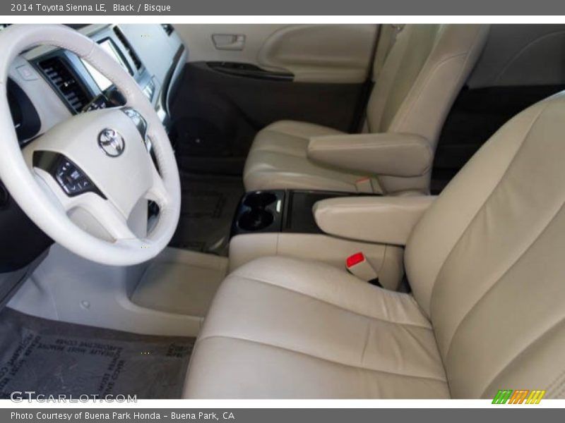 Black / Bisque 2014 Toyota Sienna LE