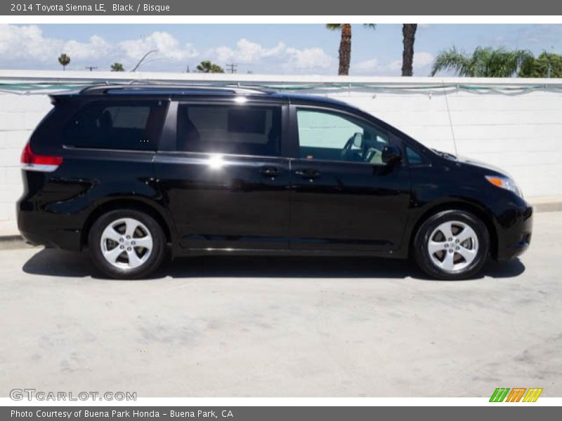 Black / Bisque 2014 Toyota Sienna LE