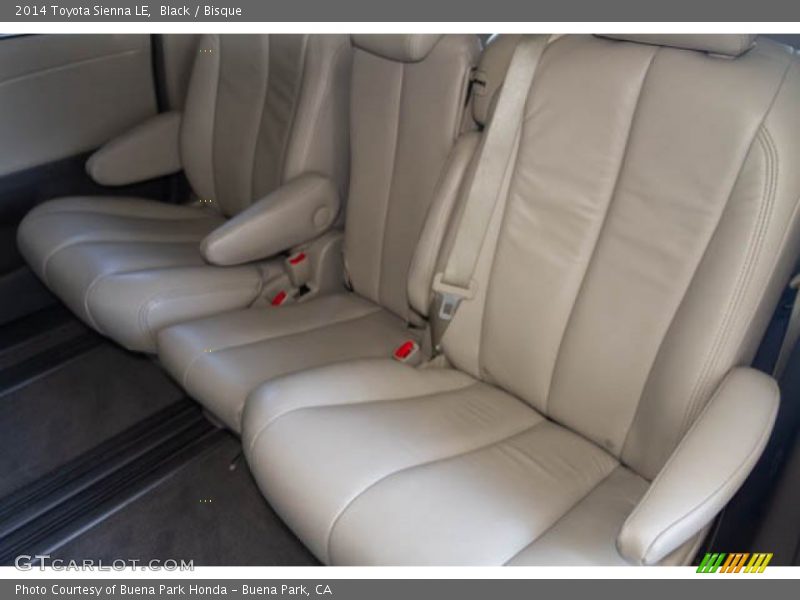 Black / Bisque 2014 Toyota Sienna LE