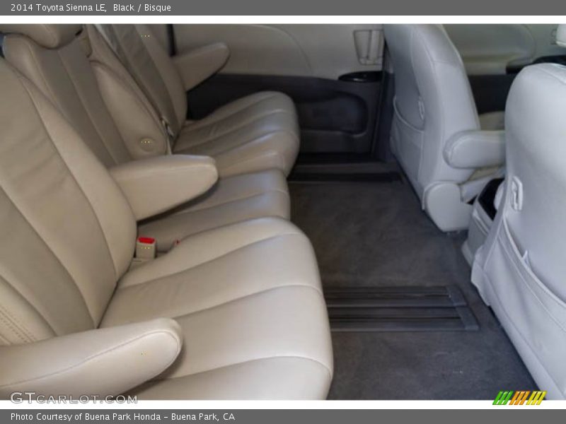 Black / Bisque 2014 Toyota Sienna LE