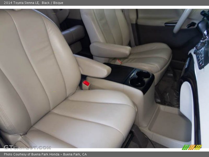 Black / Bisque 2014 Toyota Sienna LE