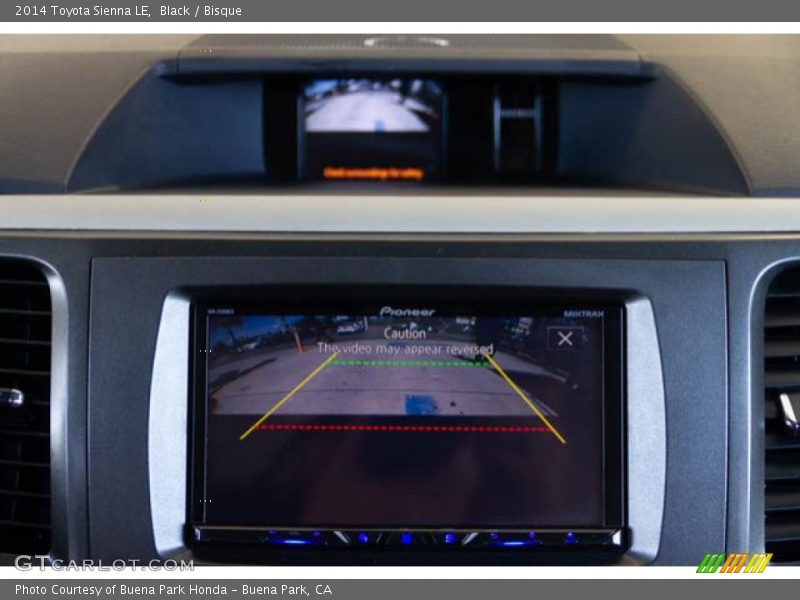 Black / Bisque 2014 Toyota Sienna LE