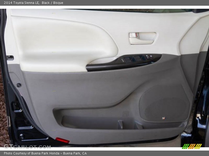 Black / Bisque 2014 Toyota Sienna LE