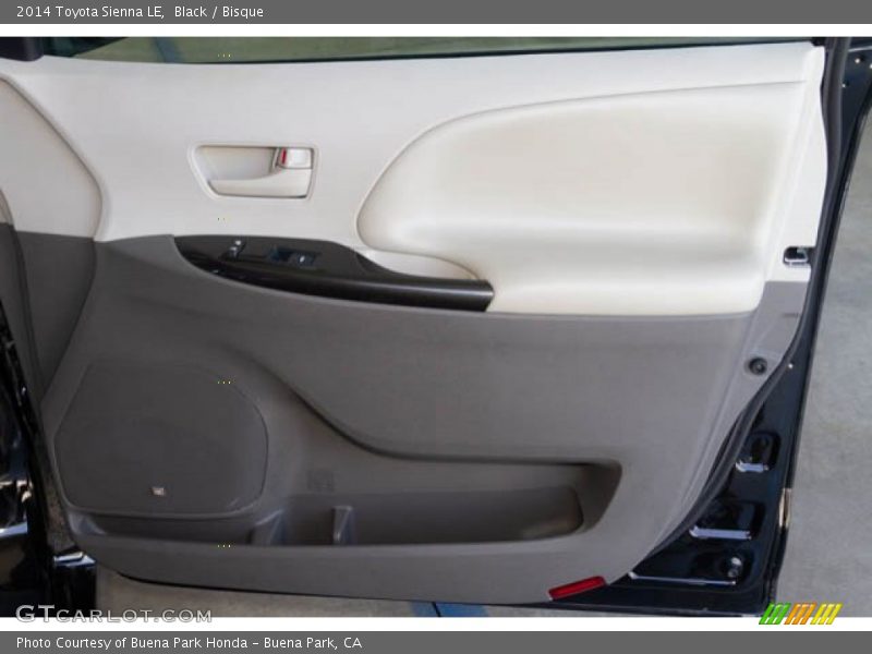 Black / Bisque 2014 Toyota Sienna LE
