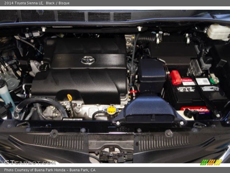 Black / Bisque 2014 Toyota Sienna LE