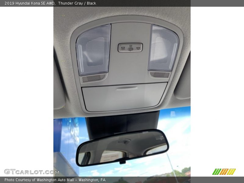 Thunder Gray / Black 2019 Hyundai Kona SE AWD