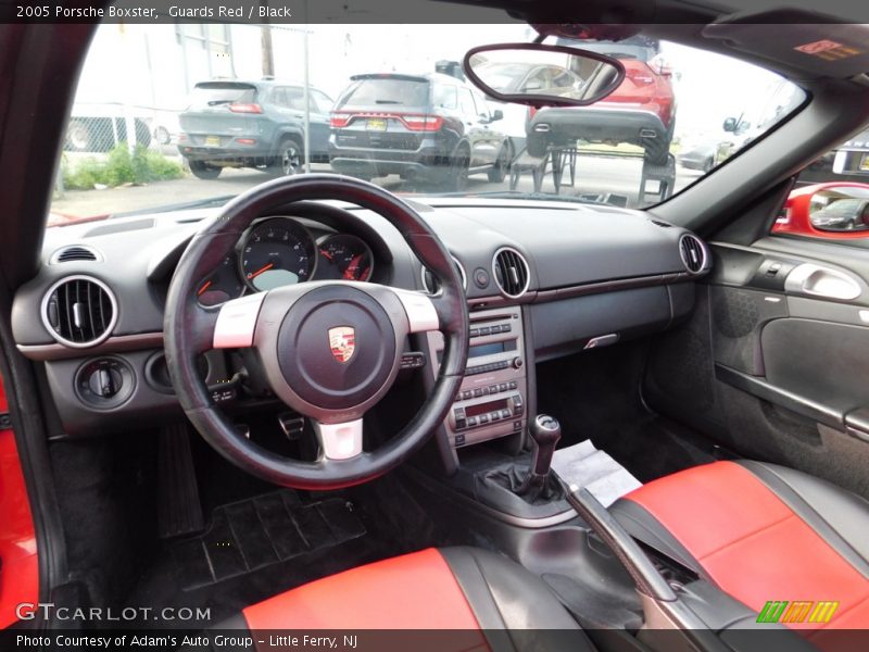 Guards Red / Black 2005 Porsche Boxster