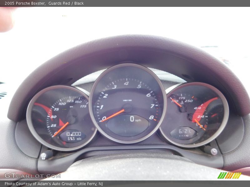 Guards Red / Black 2005 Porsche Boxster