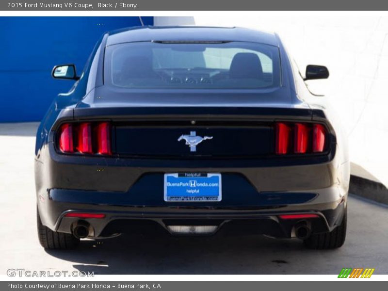 Black / Ebony 2015 Ford Mustang V6 Coupe